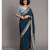 Suta Blue  Grey Woven Design Pure Cotton Handloom Saree