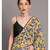 Suta Women White  Yellow Floral Pure Cotton Saree