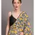 Suta Women White  Yellow Floral Pure Cotton Saree