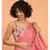 Suta Women Pink Pure Cotton Solid Ruffle Saree