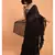Suta Black Pure Cotton Solid Ruffle Saree
