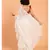 Suta White Pure Cotton Solid Ruffle Saree