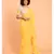 Suta Yellow Pure Cotton Solid Ruffle Saree