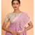 lavender Solid Pure Cotton Ruffle Saree