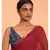 Suta Red Gold-Toned Zari border Pure Cotton Solid Saree