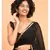 Suta Black Gold Toned Zari Border Cotton Solid Saree
