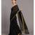 Suta Black  Yellow Floral Motifs Pure Cotton Saree
