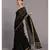 Suta Black  Yellow Floral Motifs Pure Cotton Saree