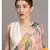 Suta Women Yellow  Peach Tie and Dye Saree