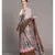 Suta Women Peach  Brown Cotton Tie and Dye Saree