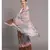 Suta Women Peach  Brown Cotton Tie and Dye Saree