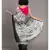 White & Black Tie and Dye pure cotton  Saree