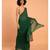 Suta Green & Red Solid Pure Cotton Saree
