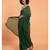 Suta Green & Red Solid Pure Cotton Saree