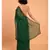 Suta Green & Red Solid Pure Cotton Saree