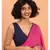Suta Women Pink  Black Solid Cotton Saree