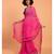 Suta Women Pink  Black Solid Cotton Saree