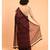 Suta Women Maroon  Black stripes Pure Cotton Saree