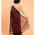 Suta Women Maroon  Black stripes Pure Cotton Saree