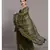 Suta Olive Green  Black stripes  Pure Cotton Saree