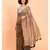 Suta Brown stripes Pure Cotton Saree