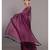 Suta Purple Black Floral Pure Cotton Printed Saree