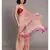 Suta Beige Pink Floral Pure Cotton Printed Saree