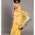 Suta Yellow Black Printed Pure Cotton Saree