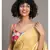 Suta Yellow Black Printed Pure Cotton Saree