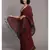 Suta Maroon Green Solid Cotton stripes Saree