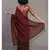 Suta Maroon Green Solid Cotton stripes Saree