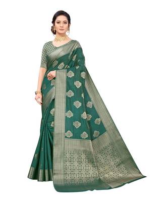 Pisara Rama Raw Silk Woven zari work Saree 1