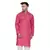 Pink plain cotton men-kurtas