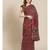 Ajrakh handcrafted on chanderi silk saree  with running blouse