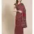 Ajrakh handcrafted on chanderi silk saree  with running blouse