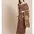 Ajrakh handcrafted on chanderi silk saree  with running blouse