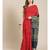 Ajrakh Bandhini handcrafted on chanderi silk saree  with running blouse