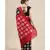 Double Ikkat on Cotton  striking combination of red & Black