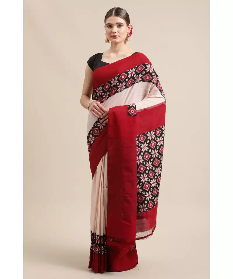 Double Ikkat on Cotton  striking color combination
