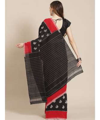 Single Ikkat on Cotton  striking color combination & running blouse 2