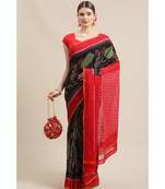 Single Ikkat on Cotton  striking color combination & running blouse