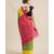 Single Ikkat on Cotton  striking color combination & running blouse