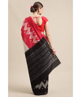 Single Ikkat on Cotton  striking color combination & running blouse 2