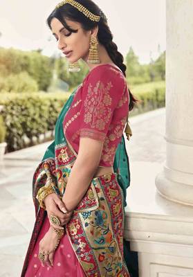 Banarasi Silk Lehenga Choli 4