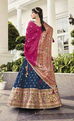 Banarasi Silk Lehenga Choli 4