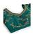 Green and Blue Embroidered Semi stitched Lehenga and Unstitched Blouse With Dupatta