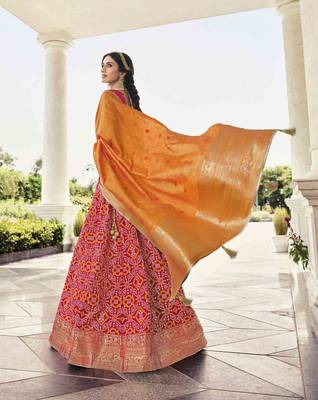 Banarasi Silk Lehenga Choli 3