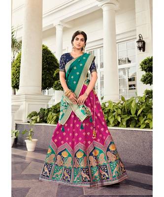 Rani Banarasi Lehenga 1