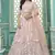 Pink Gota Patti embroidered georgette semi stitched lehenga