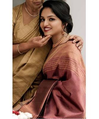 MAHATI Maroon  hand_woven silk  sarees with blouse 4